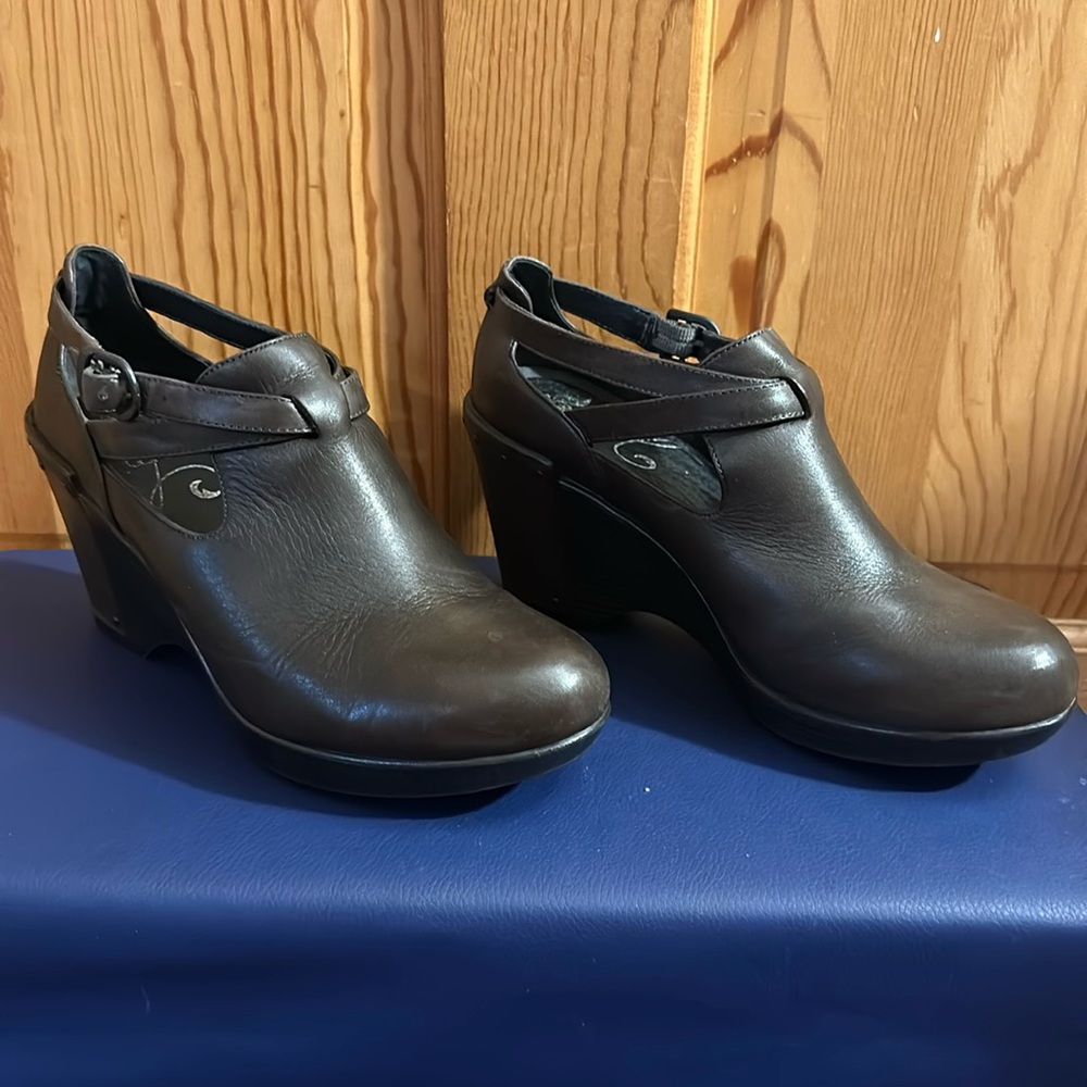 Dansko Franka Wedge Heel - Charcoal Grey.